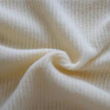 濰坊 32s有機棉羅紋面料 彈力針織男女外套服裝面料
