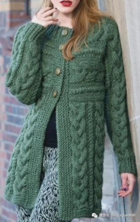 50款時髦舒適的粗絞花針織開衫夾克設計集錦