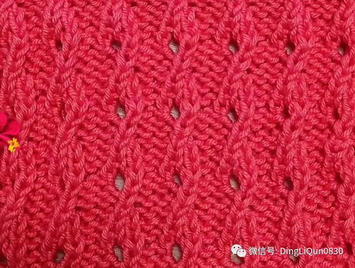30個(gè)漂亮的毛衣針織針跡圖案設(shè)計(jì)與圖解精選
